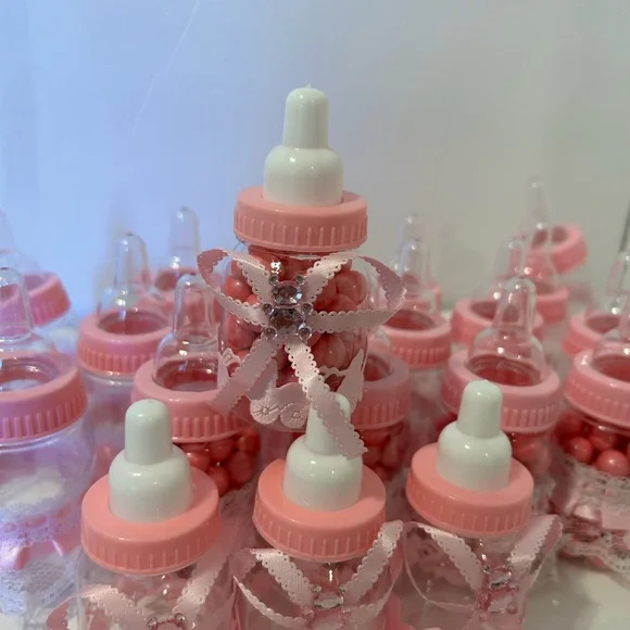 Pink Baby Bottle Party Favors - Picture 3 of 3